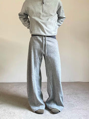 HEARUJOY  -  American Lazy Loose ey Wide Leg Knife Sweat Pants Spring Autumn Drape Sports Men Women Casual Long Pants Casual Pants