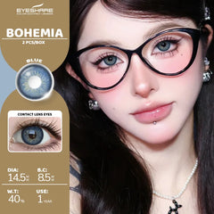 YICKYUE  -  1 Pair Brown Color Contact Lenses for Eyes Big Eyes Natural Lenses Beautiful Pupils Cosmetics Gray Lens Color Women