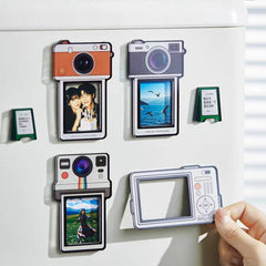 YICKYUE  -  2pcs Creative and Funny Photo Frame Refrigerator Magnets Cute Refrigerator Magnets Whiteboard Sticker