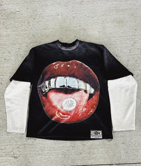 Hearujoy Hip Hop High Street vintage print long sleeve hoodie men Y2k fall new Gothic streetwear Harajuku trend oversized sweatshirt