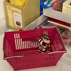 YICKYUE  -  4pc Portable Storage Basket Organizer Japanese Sundries Storage Boxes Set Desktop Storage Box Gift Student Dormitory Wash Basket