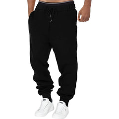 HEARUJOY  -  Breathable Straight Leg Sweatpants Sports Men'S Feet Hip Trend Lace With Pockets Pants Breathable Trousers Pantalones Hombre