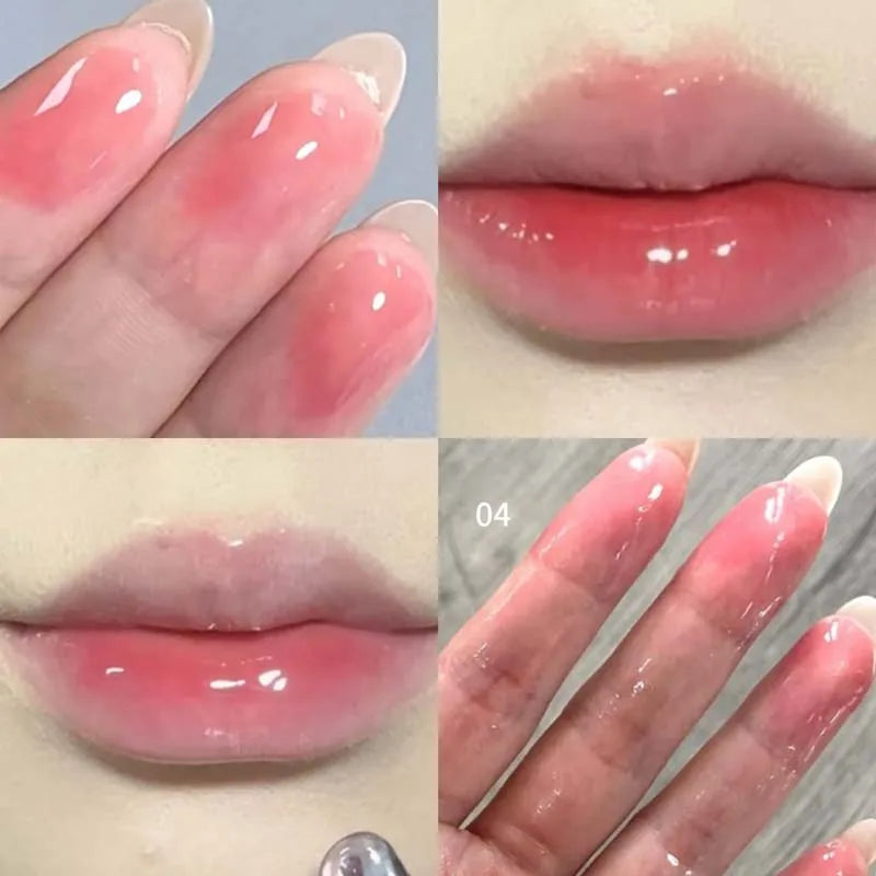 YICKYUE  -  Lips Plump Lip Gloss Serum Long-lasting Moisturizing Preventing Dryness Reducing Lip Wrinkles Lips Care Lipstick Brighten Gloss