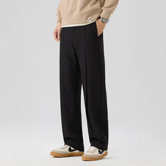HEARUJOY  -  New Autumn Casual Suit Pants  Korean Men's Pants Straight Loose Sweatpants Soft Wide Leg Long Baggy Business Trousers