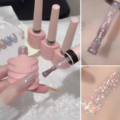 YICKYUE  -  1-10pcs PSK Popular Color Dreamy Eden Gel Nail Polish Fine Shiny Film Nail Art Nail Supplies Summer New Super Flash Nail Polish