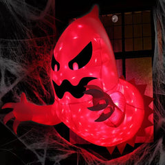 YICKYUE  -  Inflatable Ghost for Halloween, Horror Window, Foldable Balloon, Outdoor, Courtyard, Garden Decoration, Fun Party Tool, 1.4m