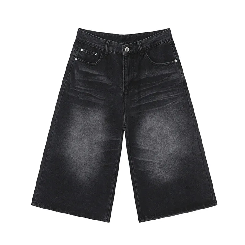 Hearujoy Calf-Length Pants High Street Straight Men Jeans Summer Fashion Men's Clothing American Style Denim Shorts 9C5970