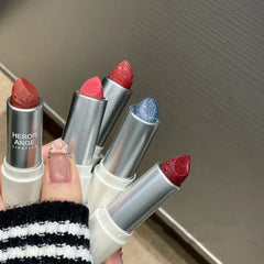 YICKYUE  -  1Pc Crystal Transparent Glossy Lipstick Mirror Korean Lip Glaze Sheer Nude Glitter Lip Tint Watery Shine Plumping Cosmetics