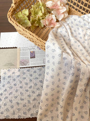 YICKYUE  -  Korean Style Floral Pattern Stripe Hollowed-out Pure Cotton Children's Wear Skirt Shirt Creativity Handmade DIY Sewing Fabric
