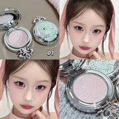 YICKYUE  -  Monochrome Highlighter Champagne Gold Glitter Brighten Shiny Eye Makeup Diamond Shimmer Eyeshadow Palette Contouring