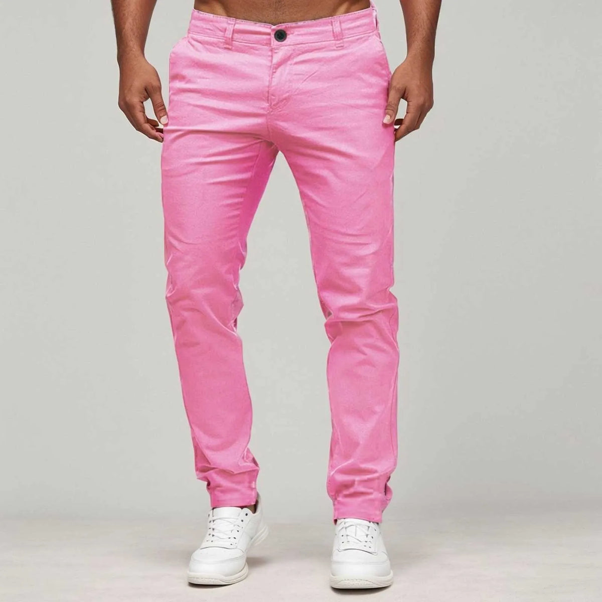 HEARUJOY  -  Jogging Work Cargo Trousers Male Slim Waist Full Trousers Men'S Casual Solid Mid Pocket Length Fashion Pant Ropa De Hombre