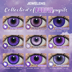 YICKYUE  -  Purple Color Contact Korean Big Eyes Lens Violet Cosplay Contacts New Arrive Makeup High Quality Fast Shipping