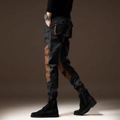 Hearujoy Fashion Cargo Pants for Men Harem Y2k Slacks Emo Multi Pocket Outdoor Baggy Hip Hop Navy Loose Street Multipockets Trousers Man
