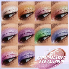 YICKYUE  -  Diamond Shimmer Liquid Eyeshadow Set - Pearlescent Finish High-Pigment Long-Lasting Glitter Eyeshadow for Dazzling Beauty