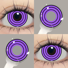 YICKYUE  -  Purple Color Contact Korean Big Eyes Lens Violet Cosplay Contacts New Arrive Makeup High Quality Fast Shipping
