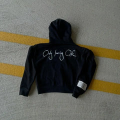 Hearujoy American vintage letter embroidery hoodie women Y2k new zipper hoodie Harajuku hip hop fashion casual oversized sweatshirt