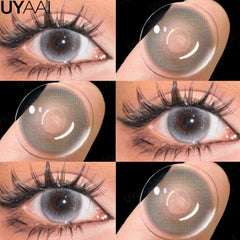 YICKYUE  -  Contact Lenses  Natural Brown Lens Beauty Pink Eyes Color Lenses Cosmetics Gray Eye Lenses Makeup Green Beauty Colorcon