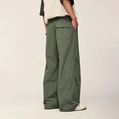 Hearujoy Parachute Wide Leg Pants Men Baggy Trousers Male Joggers Sweatpants Oversized Loose Casual Sports Streetwear Hip Hop