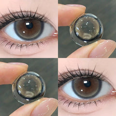 YICKYUE  -  1pair Color Contact Lenses for Eyes Blue Purple with diopters Beauty Natural Pupils New Style Lens Contacts Fast Shipping