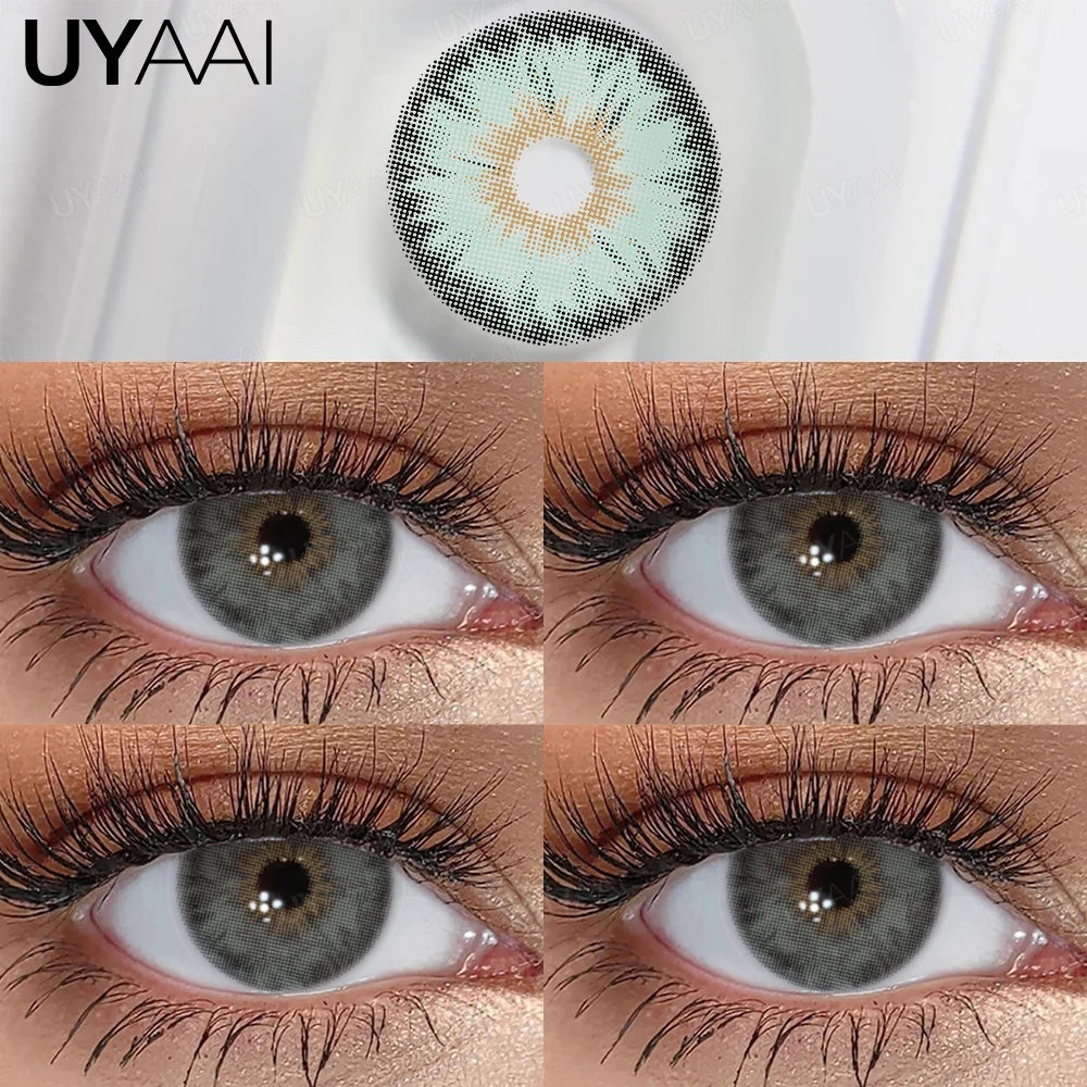 YICKYUE  -  Color Contact Lenses Big Eyes Black Lens Makeup Colorcon Siri Serie Fashion Natural Lens OMG Brown Lens Beauty Blue Lens