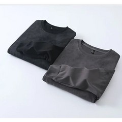 HEARUJOY  -  Spring Autumn New Fashion Trendy Casual Versatile Printed Men's Crew Neck Sweatshirt Loose Comfortable Top