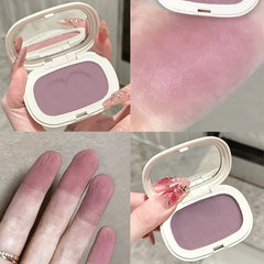 YICKYUE  -  Mud Blusher Contour Matte Natural Cheek Tint Purple Taro Low Saturation Waterproof Soft Contouring Cream Cosmetics
