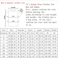 YICKYUE  -  Men's Cotton T-shirts White Mens Oversized T Shirt Casual Summer Wear Flower Butterfly Print 5XL Tee Shirts for Men Male Clothes