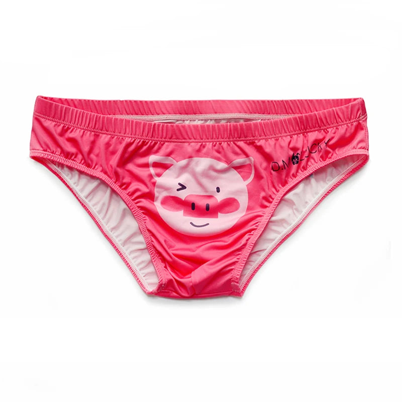 Hearujoy Gay Sexy Underwear For Men Sissy Cartoon Men's Panties Tight Underpants Men's Briefs Ropa Interior Hombre Cuecas Pouch Briefs