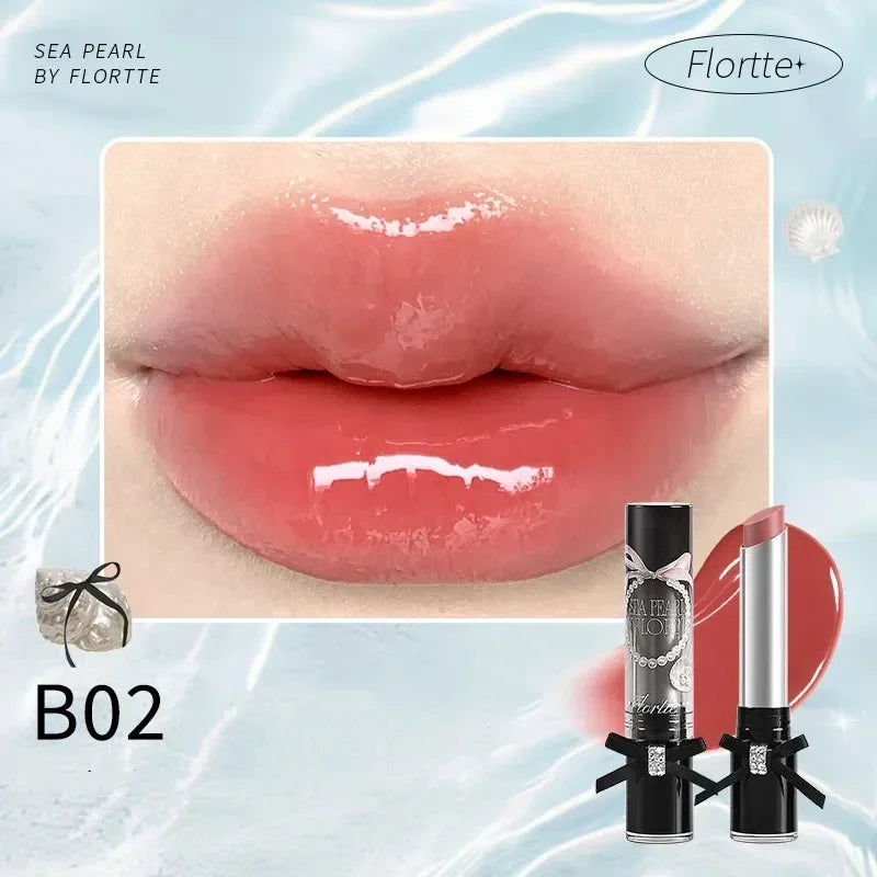 YICKYUE  -  Glass Sea Series Solid Lip Gloss Water Light Mirror Lip Glaze Moisturizing Long-lasting Lip Tint Lip Plumper Makeup