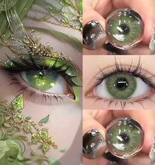 YICKYUE  -  1pair Gray Color Contact Lenses Softlens for Eyes Lenses Cosmetic Eyecontacts fast shipping Yearly Use