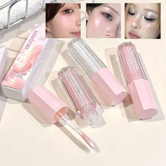YICKYUE  -  3 Colors High Glossy Contour Liquid Blush Bronzers Highlighters Transparent Contours Three Dimensional Shimmering Skin Cosmetics