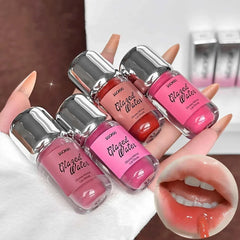 YICKYUE  -  Jelly Mirror Lip Gloss Hydrating Smoked Pink Peach Lip Glaze Clear Plumping Lips Lasting Non-sticky Water Light Lip Tint Makeup