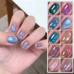 YICKYUE  -  New Iridescent Cat Eye Gel Nail Polish Butterfly Series Versatile Gel Polish for Artistic Nail Supplies