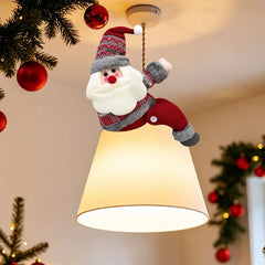 YICKYUE  -  Christmas Curtain Buckle 3D Santa Claus Sonwman Curtain Tieback Window Lamp Decor Supplies Christmas Home Decoration