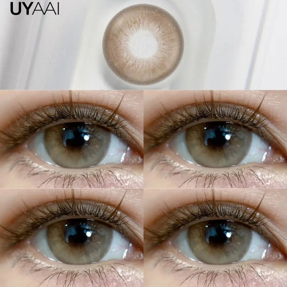 YICKYUE  -  NEW Color Contact Beauty Green Eyes Lens 14.5 Big Eyes Blue Colorcon Siri Pro Natual Brown Lens Cosmetic Beauty Colorcon