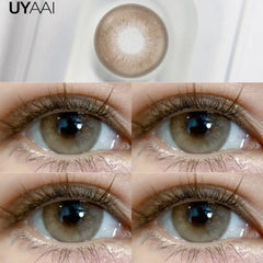 YICKYUE  -  NEW Color Contact Beauty Green Eyes Lens 14.5 Big Eyes Blue Colorcon Siri Pro Natual Brown Lens Cosmetic Beauty Colorcon