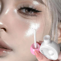 YICKYUE  -  4 Colors Shimmer Liquid Highlighter Long-lasting Face Body Eye Brightening Liquid Glitter Music Festival Party Makeup Cosmetics