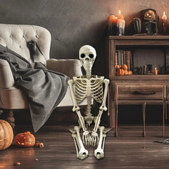YICKYUE  -  Halloween Outdoor Skeletons Realistic Full-Body Skeleton for Outside Spooky Photo Props Garden Decor Decorative Party Supplies