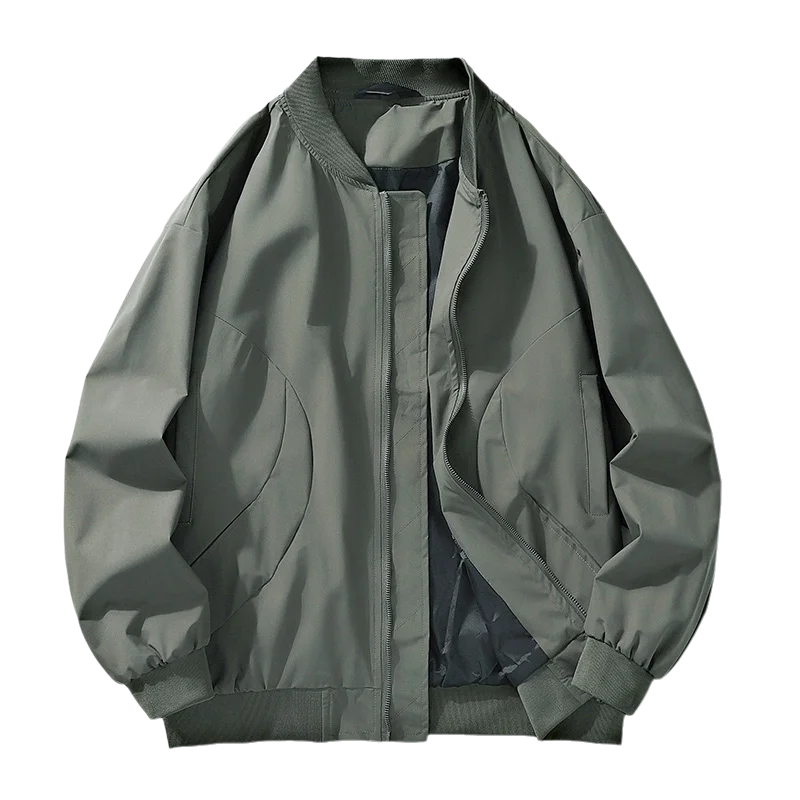 HEARUJOY  -  Spring Autumn Men Jacket Men Loose Fashion Coat Bomber Jacket Men Workwear Cargo Jacket High Street Outwear