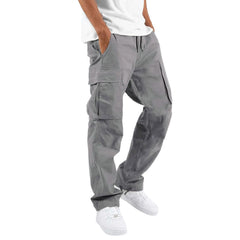 HEARUJOY  -  Spring Autumn New Overalls European and American Independent Station Foreign Trade Drawstring Pocket Casual Trousers