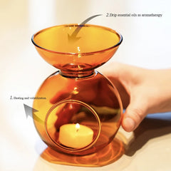YICKYUE  -  European Style Aromatherapy Lamp Candle Holder Home Double-Layer Burner Tealight Holder Candle Home Decoration Ornaments