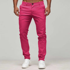 HEARUJOY  -  Jogging Work Cargo Trousers Male Slim Waist Full Trousers Men'S Casual Solid Mid Pocket Length Fashion Pant Ropa De Hombre