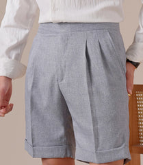 HEARUJOY  -  Italian Style Naples Non-Iron Shorts Men's Summer Thin Breathable Retro Casual Five-Point Dress Pants Short Hombre Men Clothing