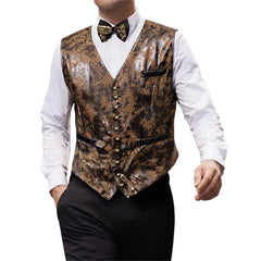 HEARUJOY  -  Autumn And Winter New Men's Solid Color V-Neck Vest Jacket French Retro Fashion Trend Slim Casual Breathable Niche Men's Tops