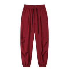 HEARUJOY  -  Streetwear Hip hop Joggers Pants Men Loose Harem Pants Ankle Length Trousers Sport Casual Sweatpants White Techwear M-2XL