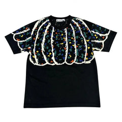 HEARUJOY  -  Men's Ice Silk Short Sleeve T-shirt Summer Trendy Korean Style Slim Fit Crew Neck Printed Casual Tops For Young Men