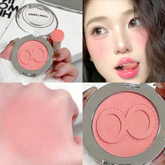 YICKYUE  -  Single Color Blush Silky Texture High Color Rendering No Powder Feeling Low Saturation Long Lasting Natural Matte Blush Cream