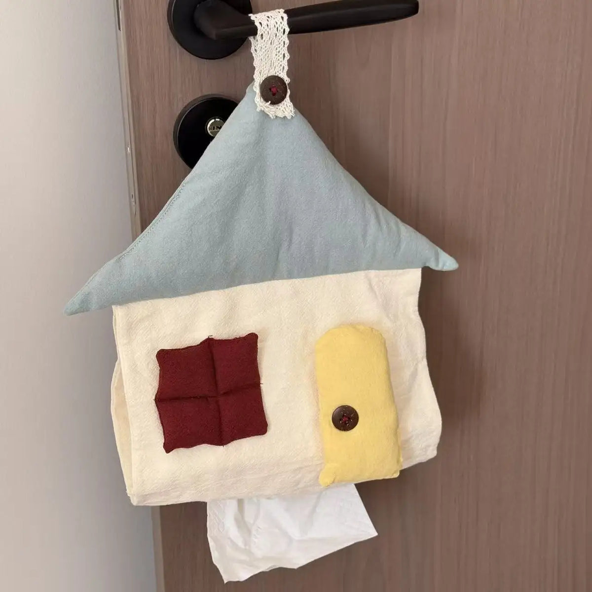 YICKYUE  -  Cute Living Room Car Tissue Organizer Decorative Napkin Dispenser Luxury House Shape Tissue Box Bathroom Toilet Paper Holder