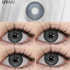 YICKYUE  -  NEW Contact Lenses Beauty Eye Color Lenses Black Lens Fashion Eye Beauty Makeup Lenses Soft and Comfortable Blue Contacts