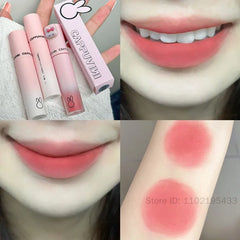 YICKYUE  -  Velvet Matte Lip Mud Lipstick Mousse Chestnut Brown Waterproof Long Lasting Smooth Lip Gloss Women Lip Makeup Korea Cosmetics